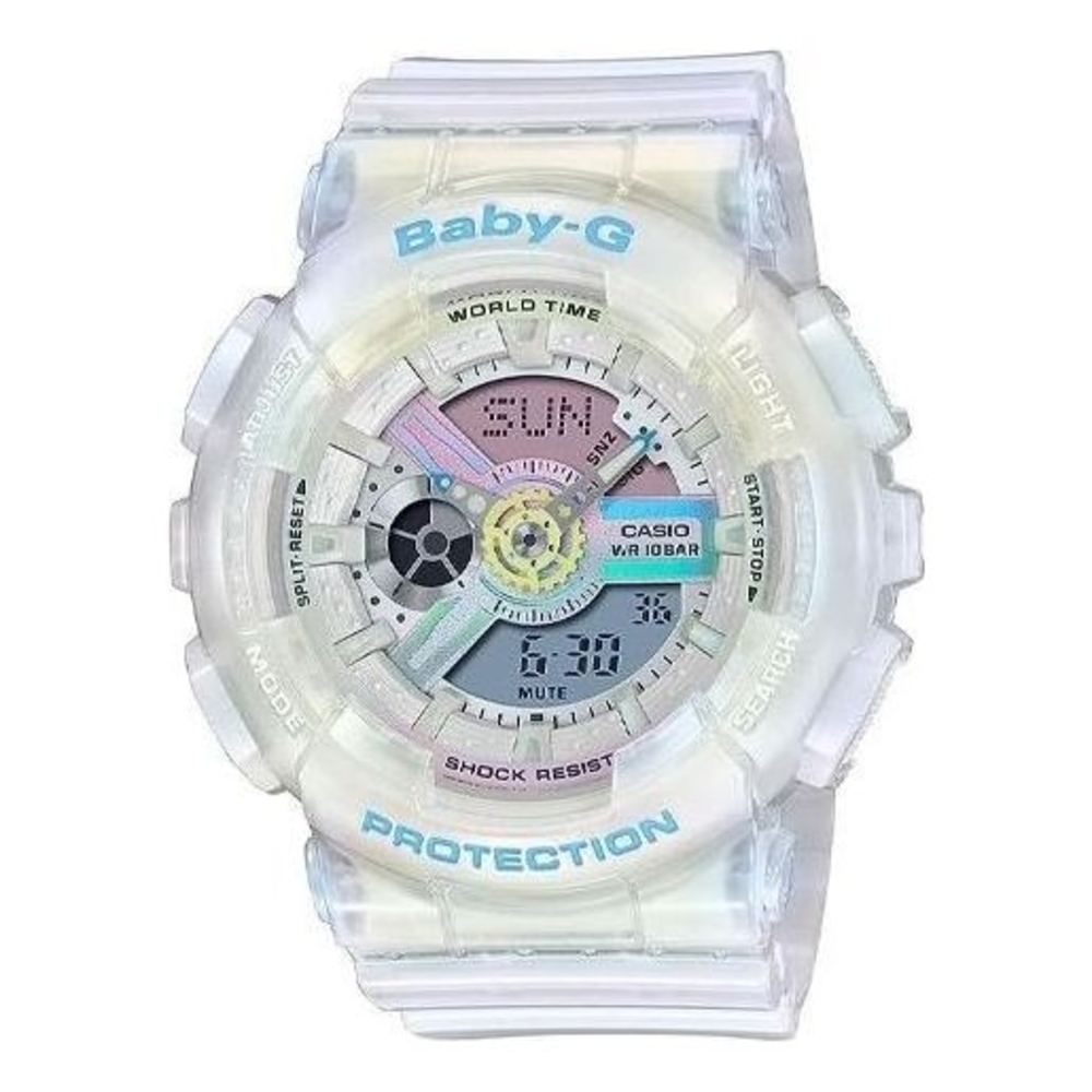 New Casio Baby-G Transluscent-Iridescent-Multicolor Unicorn Watch